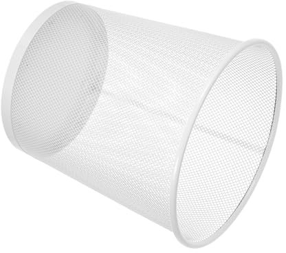 PENIKOKO Corbeille à Papier de Bureau en Fer Blanc, Design Élégant et Capacité Large, pour Salles de Réunion Bureau, Solide et Polyvalente