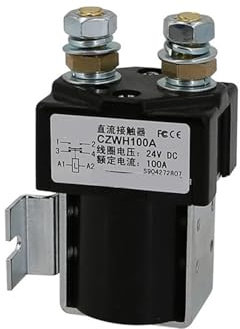 WURKVGMK Contacteur CC CZWH100A, SW81, SW84, ZJWH100A DC12v 24v 36v 48v 60v 72V for Moteur de treuil de Tracteur de Voiture(Coil Voltage 48V)