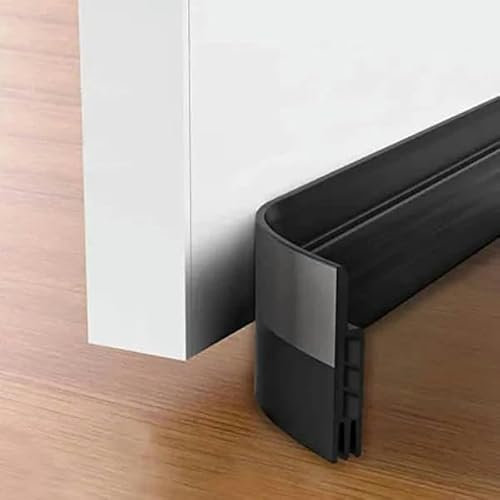 Joint d'étanchéité pour porte de douche, insonorisant, noir, 1 m