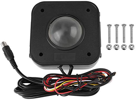 ZJchao Trackball, Beleuchtet 4,5 cm Rund LED -Trackball -Rollerball -Wireless mit PS/2 -PCB -Anschluss für