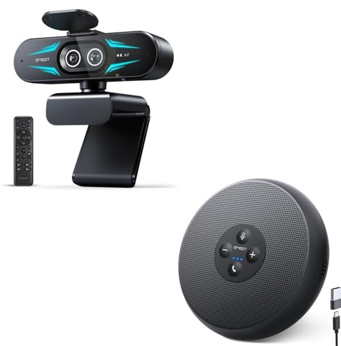 EMEET C60E Dual-Kamera-4K-Webcam für Streaming &