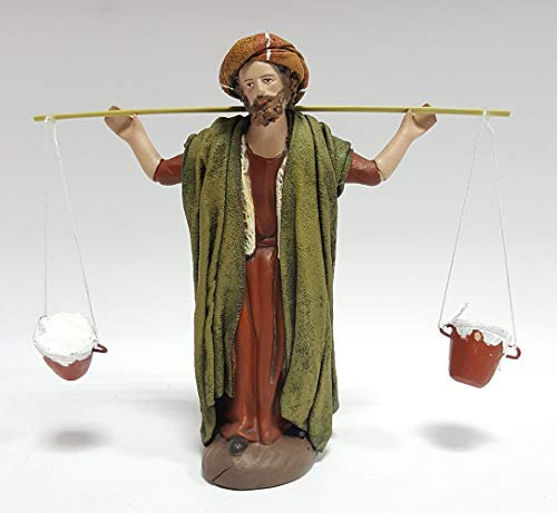 Arte Pesebre - Pastor con ánforas a la Espalda, para Figuras de 14 cm