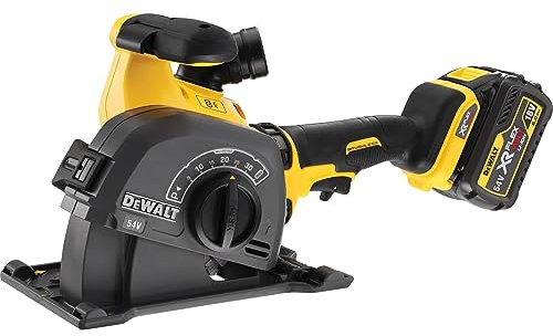 Dewalt DCG200T2 54v FLEXVOLT Wall Chaser 125mm 2 x Diamond Discs 2 x 6.0AH