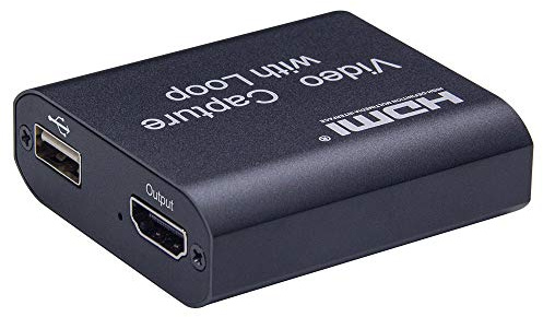 Y&H HDMI Video Game Capture Card USB2.0 HD 1080P 30fps Game Live Streaming Device with HDMI Out for for PS3 PS4 Xbox One 360 Wii U Nintendo Switch DSLR