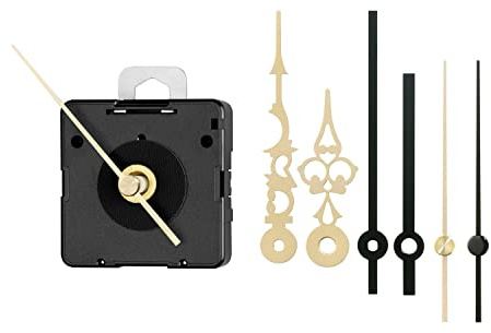 Dugena Quarz-Uhrwerk-Set ME 838, inklusive Zeiger-Set, 1 Stück, zum Einbauen, Größe:ZWL 16.2 mm. standard