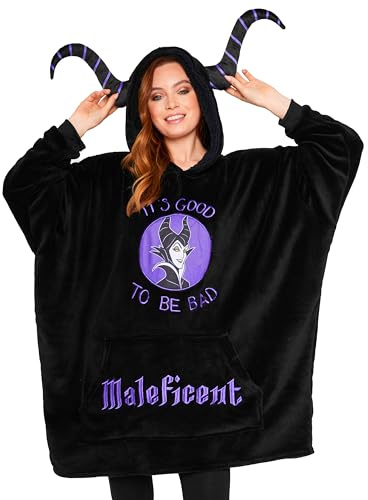 Disney Stitch Übergroße Hoodie Decke Damen - Fleece Oversized Kapuzenpullover mit Ärmeln für Teenager - Einheitsgröße