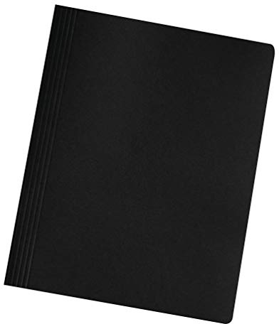 Original Falken 100er Pack Schnellhefter Intensivfarben. Made in Germany. Aus Recycling-Karton für DIN A4 kaufmännische und Behördenheftung schwarz Hefter ideal für Büro und Schule