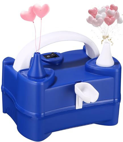 Yulado Pompe à ballon Électrique, Pompe 400W, Gonflage Rapide, Parfait pour Fête et Décoration Festive, ≤85dB