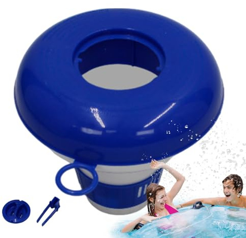 2 STK Dosierschwimmer Pool - 5 Inch Dosierschwimmer,Chlortabletten Schwimmer Aus ABS,Chlorspender Pool,Chlorspender Für,Schwimmender Chlorspender,Für Innen Und Außenpool SPA
