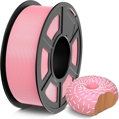 TECBEARS PETG Filament 1.75 mm Rosa, Stärker Zähigkeit PETG 3D Drucker Filament, 1kg Spule, Maßgenauigkeit +/- 0,02 mm, Kompatibel mit FDM Drucker,Sakura Rose