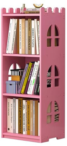 WUMLTIMH Bücherregal Bücherregal, Spielzeugaufbewahrung, Bücherregal, Studenten-Eck-Bücherregal, bodenstehendes Bücherregal, mehrschichtiges Bücherregal, Möbel für Kinder