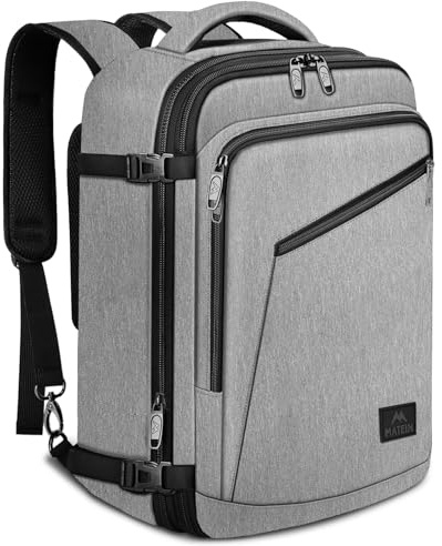 MATEIN 40L Rucksack Handgepäck Flugzeug, Erweiterbar Handgepäck Rucksack