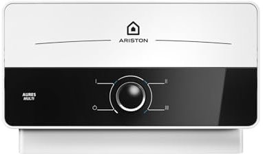 Ariston Aures Multi 5 kW FR – elektrischer Durchlauferhitzer mit hohem Druck – 32 A – Multi-Punkt-Leistung für sofortigen Komfort – entwickelt für eine Installation in Frankreich