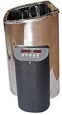 Vaporizzatore per Sauna, Fornace sauna domestico Controllo interno forno commerciale Controllo esterno Furnace Attrezzatura a riscaldamento rapido(Internal 3.6KW)