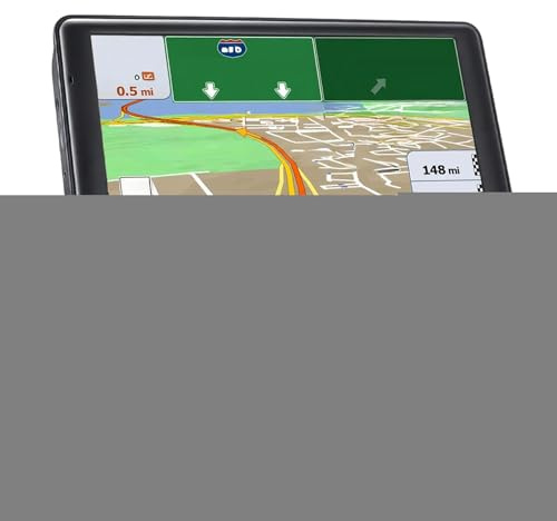 Navigatore GPS Auto | Unità di Navigazione da 17,7 cm,Schermo Touchscreen Intelligente con Aggiornamenti Mappe per Viaggi Lunghi Display LCD HD Velocità in Reale Avvisi di Sicurezza per