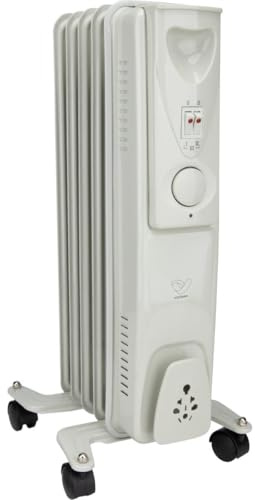 Voltman - Radiateur mobile bain d'huile 1000W - Blanc