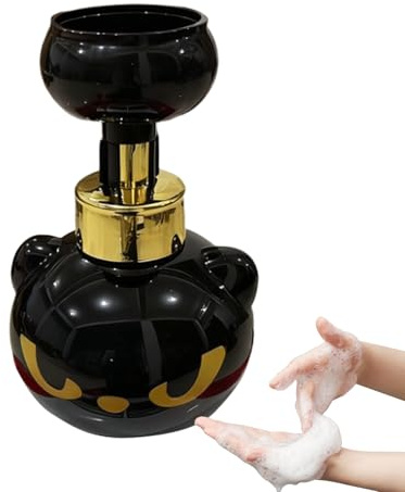 Dispenser Di Sapone In Schiuma A Forma Di Zampas Di Gatto, Dispenser Sapone Mani Ricaricabile Contenitore Per Detergente Liquido Flacone Dosatore Vuoti Per Shampoo Lozioni Bagno Cucina, 9.5x16cm