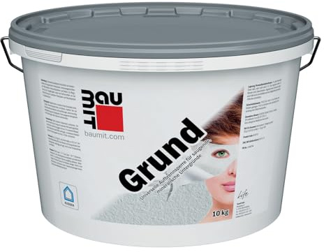 Generisch Grund 10 kg Aufbrennsperre – Farbloser Haftgrund für Innen & Außen – Reguliert Saugfähigkeit, verhindert Aufbrennen, optimaler Verbrauch – Für Putz, Mauerwerk & Beton