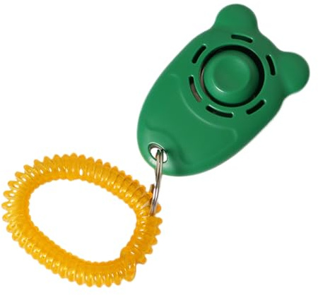Clicker per cani – Behavioral Puppy Clicker, 1,77 x 2,76 x 0,79 pollici Lightweight Pet Trainer con cinturino sul polso, Clickers for Dogs Cats Birds Horses, Pet Supplies Dog Behavior Aid for Training