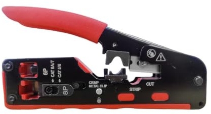 Outils de Traction de Fil Ethernet, Pince à dénuder Automatique RJ45, Pince de Rupture de câble d'électricien, Outil Portable Multifonctionnel