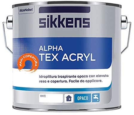 Pittura per interno Alpha Tex Acryl LT 1 Bianco