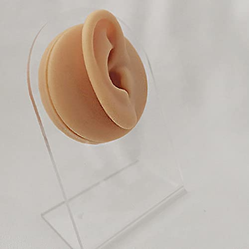 YFeiQi Weiches Silikon-Nasenmodell-Körperteil-Displays zum Üben von Piercing-Naht-Akupunktur-Gummi-flexibles Modell für Schmuck-Display Lehranleitung (rechts)