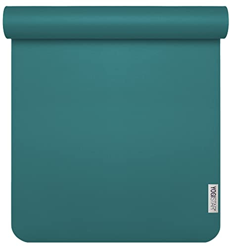 Yogimat® Sun Travel Petrol Yogamatte für Yoga, Extrem Rutschfest, Ö-Tex 100 Zertifiziert, Allergikergeeignet