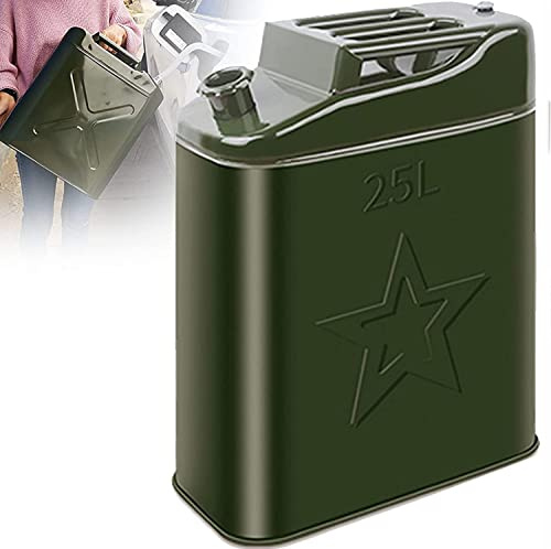 JIADUOFU Hochleistungs-ersatz-Benzin-dose, Tragbare Metall-benzindosen Mit Auslaufender Dicker Kraftstofftank Für Speicherbrennstoff, Benzin, Diesel, Öl,10L