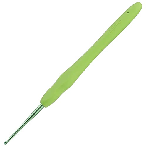 Benlay 2.0 mm Häkelnadeln Zum Häkeln Und Stricken, Häkelnadel Ergonomisch | Ergonomische Mit Weichen Griffen Für Arthritische Hände, Leichtes Und Bequemes Häkelwer, Häkelwerkzeug Für Strickanfänger