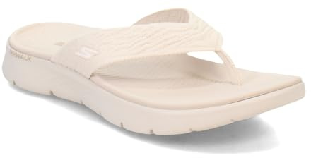 Skechers Dam On-the-go Go Walk Flex Sandal - SplendorFlip-Flop, Naturlig textil, 37 EU