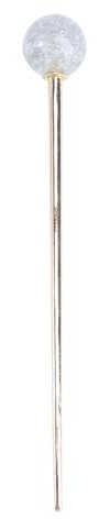 Angoily Silver Hair Pins Lollipop Hair Claw Decorative Accessories for Women Girls Vintage Style Updo Bun Stick