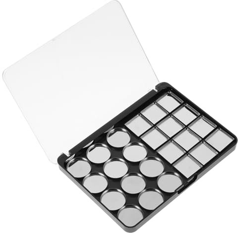 PLAFOPE Lidschattenpalette Mit Leeren Lidschattenpfännchen Lidschattenschale Aus Robustem Kosmetikpaletten Für Reisen Und Täglichen Gebrauch Für Lidschatten Und Lippenbalsam