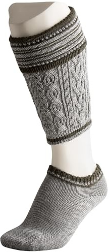 Stockerpoint Trachtenloferl Karl, Gris Claro Verde Musgo, 43-46 Hombres