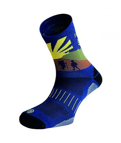 Enforma Calcetines Peregrino Camino Santiago Antiampollas Senderismo Trekking Antibacterianos Termorreguladores Trail Running Unisex 3 Tallas (39-41 T/M)