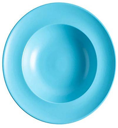 Ceramic Rim Soup Bowls, 9 Inch Pasta Bowls Plates, Ideal for Salad, Pasta, Soup - Perfect for Gourmet Dishes at Home or Restaurant