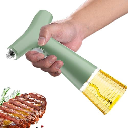Pulverizador de aceite de oliva recargable | Botella pulverizadora eléctrica atomizada a presión para barbacoa, pulverizador de aceite eléctrico, botella pulverizadora de aceite eléctrica recargable