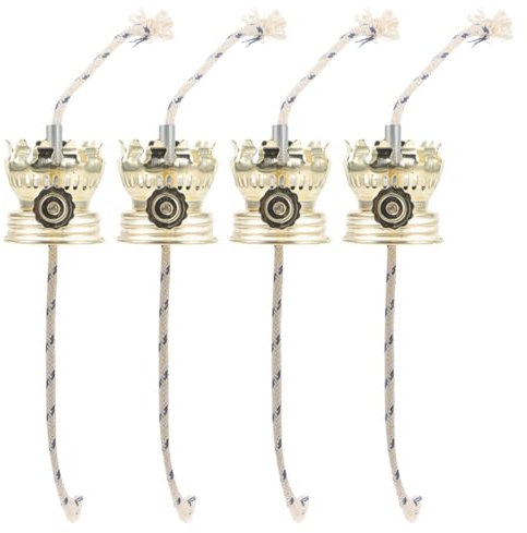 MAGICLULU 4stücke Teiliges Öl-lampen-brenner Ersatzset Mit Docht Metallregler Für Petroleumlampe Vintage Kerosinlampen Zubehör Einfache Montage Kompatibel