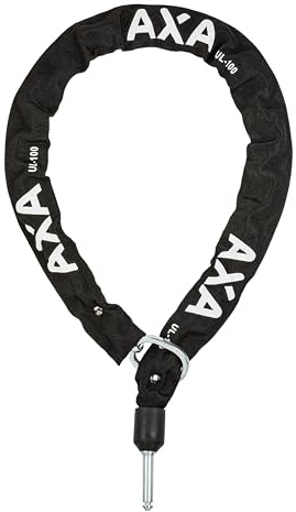 AXA ULC Plug-In Lucchetti a catena Black 100 cm