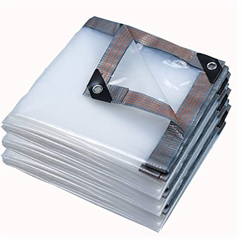 Telone trasparente impermeabile per serra, antipolvere, antipioggia, resistente agli strappi, 120 g/㎡, dimensioni 4 x 5 m
