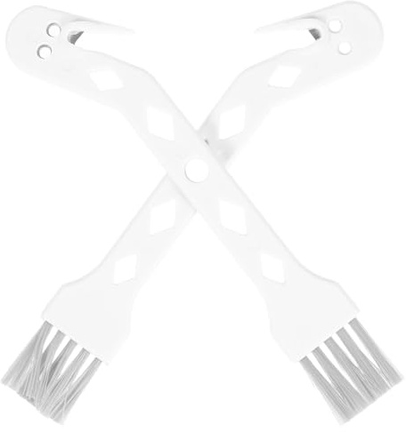 TOPPERFUN 2 PCS Reinigungsbürste Saugroboter Zubehör Staubsaugerbürste Reiniger für Filter und Bürstenwalze Multifunktionale Fugenbürste Wartungswerkzeug Set für Roboterstaubsauger Haushalt und Büro