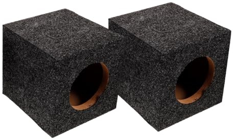 BESPORTBLE Box Subwoofer Auto Cassa Vuota per Altoparlanti Portata Enclosure Audio per Potenziare Bassi e Qualità Suono Facile Installazione per Auto e Uso Domestico