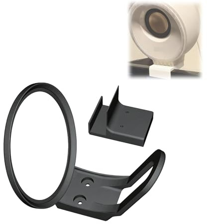 Fignamt Monitor Mount for Creative Pebble, Space-Saving Clip Bracket Stand, Adjustable Speaker Holder for Desk Setup (Black)