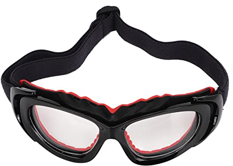 ERYUE Lunettes de Protection de Sport Lunettes sécurité à Ajustement incurvé Haute Définition pour Hommes Femmes, Lentille PC Basket-ball Football Football Golf Sport pour la Course à Pied (Noir
