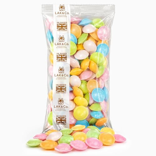 Flying Saucer Sweets 100g Resealable Pouch - Retro Sherbet-Filled UFO Sweets for Party Bags, Pick and Mix, Sweet Hampers & Stocking Fillers, Vegetarian