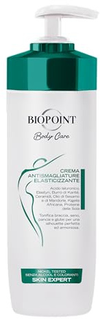 Biopoint - Crema Corpo Anti Smagliature Elasticizzante, Migliora il Tono Cutaneo e l'Elasticità della Pelle, Azione Rigenerante Effetto Lifting, Dona Tonicità e Compattezza, 200 ml