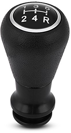 Aramox Pommeau de levier de vitesse universel 5 vitesses soufflet pommeau de levier cuir 106 107 205 206 207 405 C1 C3 C4