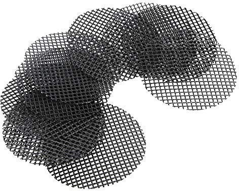 Jeffergarden 10 STÜCKE Blumentopf Netz Mesh Pad Flower Pot Mesh Pad Bonsai Hole Mesh Matte Gartenarbeit Verhindert Bodenverlust Blumentopfmatte Loch Mesh Pflanze Blumenerde (10cm / 3.9in)