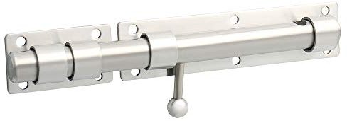 SAYAYO Türriegel Bolzenriegel Edelstahl Riegelschloss Schlossriegel Torriegel Abschließbar 230mm Riegel für Tor, Fenster, Zaun, EMS9200-LS