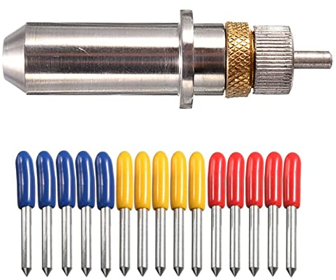 BODYA 15pcs 30°/45°/60°Degree for Roland Cutting Plotter Vinyl Cutter Blade with Holder