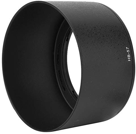 Akozon Parasol, HB-57 Accesorio para Parasol para Cámara Nikon AF S 55-300 Mm F4.5-5.6G ED VR